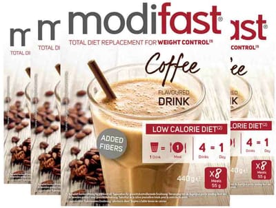 Modifast Weight Control Milkshake Koffie - 4 x 8 x 55 gr - Voordeelverpakking