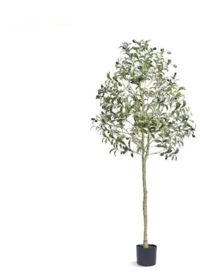 NaevaMi Olijfboom - Kunstboom - Olijfboom Kunstplant- Kunstplanten - Kunstplanten voor Binnen - Kunstplanten voor Buiten - Kunstplant in Pot - 1.5m Hoog