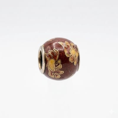 Quiges - Klei - Kraal - Bedels - Bruine - Krab - Bead Past op alle bekende merken - armband