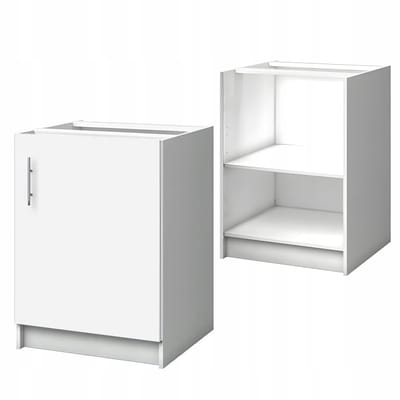 STAMAR - Keukenkast 60x46 cm - Onderkast met deuren - Wit