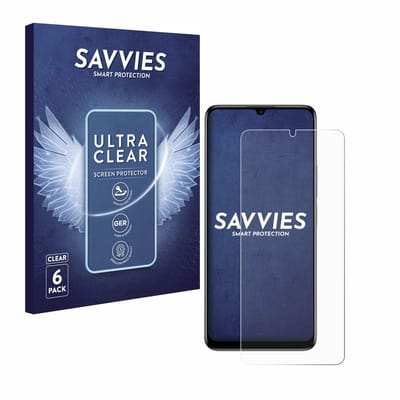 Savvies - Screenprotector voor TCL 40 SE - Folie Beschermfolie transparant 6 Stuks