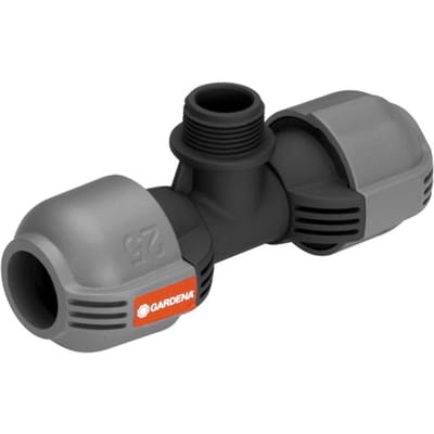 GARDENA Sprinklersysteem - T-stuk 25mm x 3/4" buitendraad
