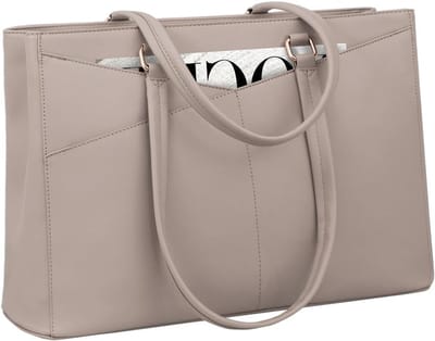 Dames Laptop Bag, Handtas, Werktas en Schoudertas - Grote Waterdichte Briefcase voor School en Werk
