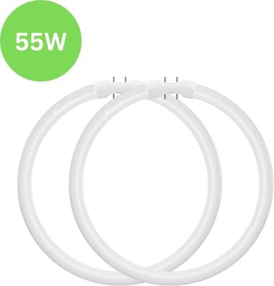 2x TL5 Ronde TL-buis 55W – 2GX13 (4-pins) Ø 30cm – 840 Koel Wit – Vervangt Philips/Osram