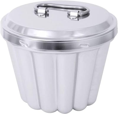 Puddingvorm met deksel - Bakvorm desserts - Waterbad koken - Roestvrij staal 18/10 - Ø 18 cm 2400 ml