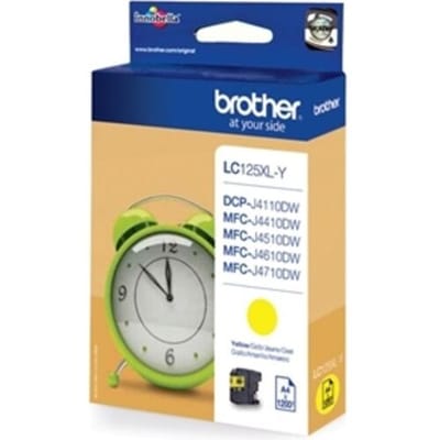 Brother Inktcartridge LC-125XLY Geel Hoge capaciteit