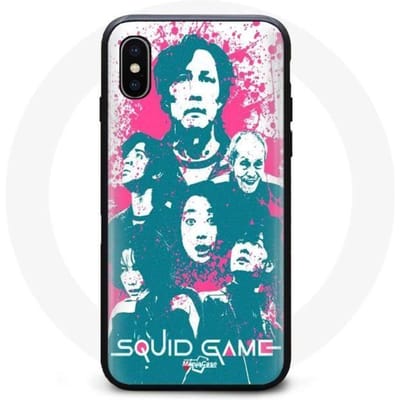 Coque Iphone XS Max Squid Game dessin animé