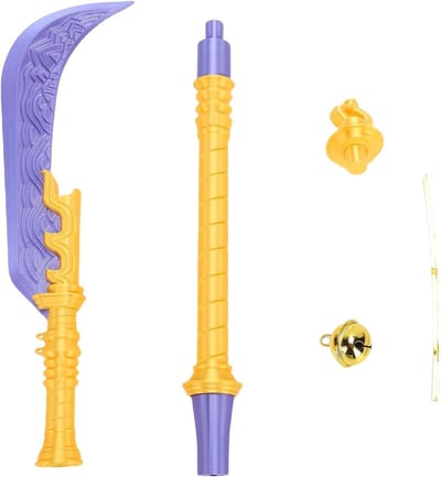 25 Inch 3D Geprinte Cosplay Zwaard - Fantasy Accessoire voor Anime Verzamelaars, Conventies en Kostuums met Levendige Kleuren