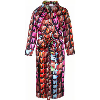 Mucho Gusto Dress Scandicci Graphic Logomania Maat: XS | Blousejurken Outlet | Dames