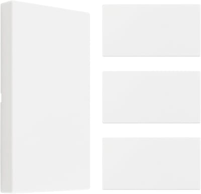 Afdekplaat Muren - Wandafdekking Stopcontact - Gaten Dichten - Schroefloze Klikmontage - 94x175mm - Wit