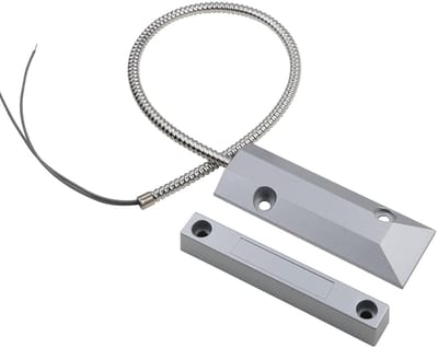 Deur Sensor - Alarm Contact - Beveiliging Thuis - Normaal Gesloten - 10.6 x 3.8 cm - Zilver