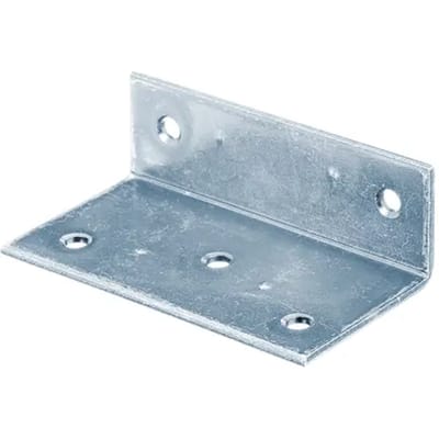 Alberts Verbindingshoek - Galvanisch Blauw Verzinkt Staal - Ongelijkbenig - 40x25x75mm