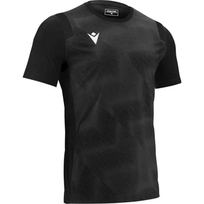 Macron Rodders Shirt Korte Mouw Kinderen - Zwart | Maat: 7-8 Y