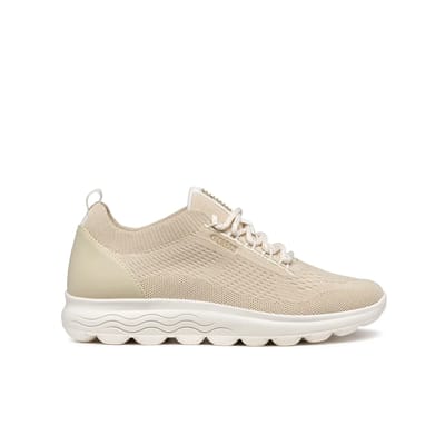 GEOX SPHERICA DAMES Sneakers - LICHT TAUPE - Maat 41