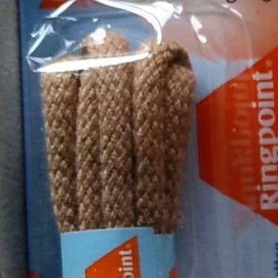3 mm x 60cm Beige - Rond Cord 100% katoen schoenveter