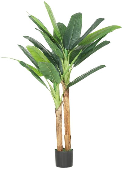 SmartLiving.Store - Kunst Bananenplant - Planten - Kunstplant - Musa - Binnenplant - Huis Decoratie Tropisch - 150 cm - Groen