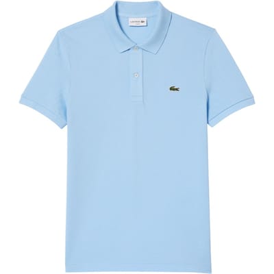 Lacoste Pique Poloshirt Lichtblauw - Maat S - Heren