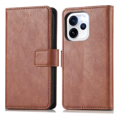 imoshion Hoesje - Geschikt voor Oppo Reno15 Pro (5G) - Luxe Bookcase - Bruin