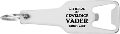 Akyol - dit is hoe een geweldige vader eruit ziet flesopener - Vader - familie - cadeau - 105 x 25mm