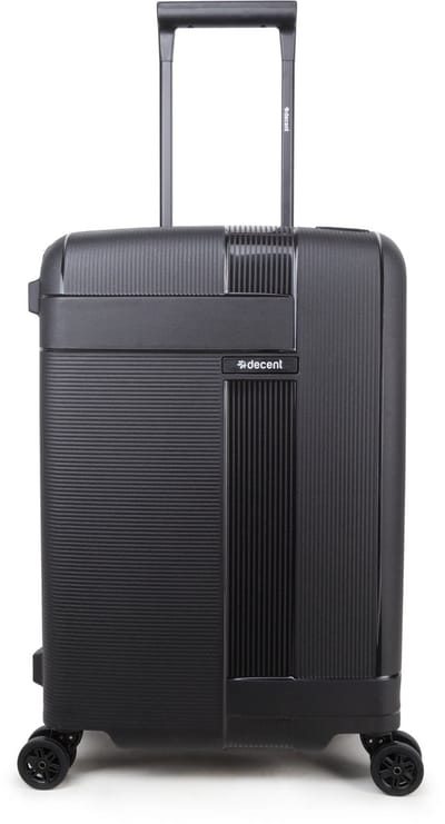Decent TRANSIT 2.0 Spinner TSA Reiskoffer vaste sluiting 43 liter - Handbagage koffer 55cm met kliksloten - Lichtgewicht koffer - Reiskoffer - Veilig TSA Cijferslot – Zwart