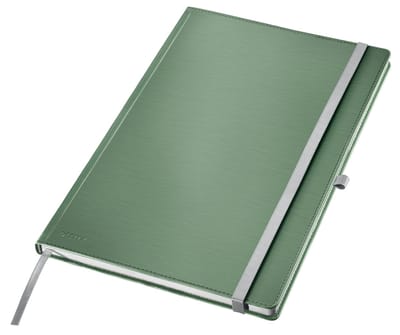 Thijox - Leitz Style Notitieboek A4 Geruit - Harde Kaft - 160 Pagina’s - 80 Vellen - FSC-gecertificeerd 100 g/m² Papier - Elastische Sluiting - Bladwi
