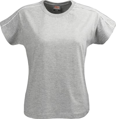 Printer T-SHIRT BIKE LADY 2264012 - Grijs Mêlee - L