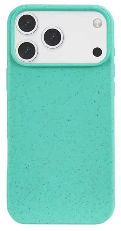 Mobiq - Flexibel Eco Hoesje geschikt voor iPhone 17 Pro - turqoise