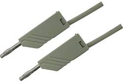 Hirschmann Test & Measurement MLN 100/2,5 GR Meetsnoer Banaanstekker 4 mm Banaanstekker 4 mm 1.00 m Grijs 1 stuk(s)