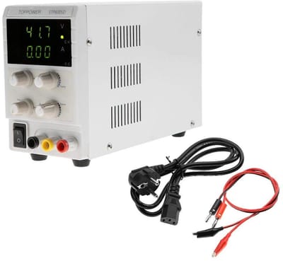 Dailygoody - Laboratorium Voeding - Hoge Precisie DC Voeding - Stabiele Uitgangen - Desktop Voeding 300W - 0-60V 0-5A - Geschikt voor Technisch G
