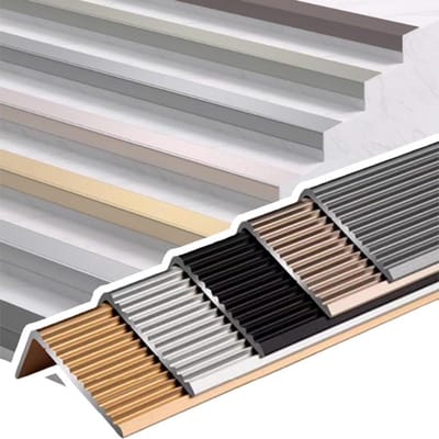 Traprand Beveiliging - Trapneus Profielen - Veilige Trappen - Antislip Ontwerp - 140 cm - Zwart