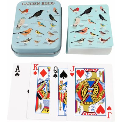 Kaartspellen in metalen dozen Rex London Garden Birds