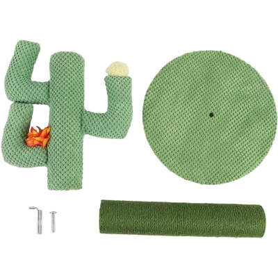 Kattenkrabpaal Schattige Look Jute Meubelbescherming Stabiele Structuur Kattenkrabboom Hoog Kat beige
