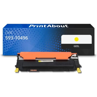 PrintAbout huismerk Toner 593-10496 (F479K) Geel Geschikt voor Dell