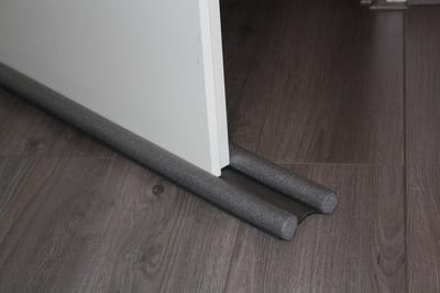 GS dubbele tochtrol 95cm - Tochtstopper voor deur - Grijs