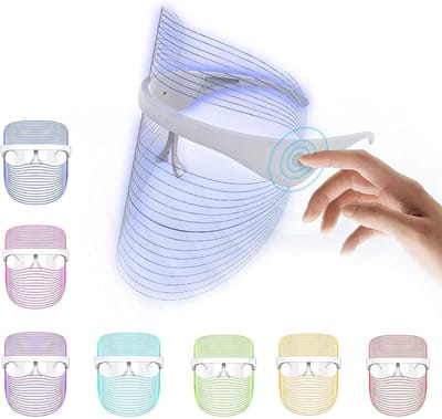 7‑kleuren LED‑lichttherapiemasker – Fotonisch Schoonheidsmasker – Huidverjonging – Anti‑veroudering – Acne & Littekens – Verstevigend