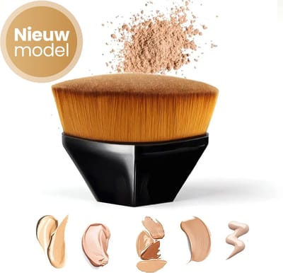 JMP Cosmetics® - Magic Face Brush - Foundation brush - Make-up kwast - Poederkwast - Foundation - Concealer - Make up borstel