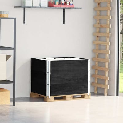 vidaXL - Palletopzetranden - 3 - st - 80x60 - cm - massief - grenenhout - zwart