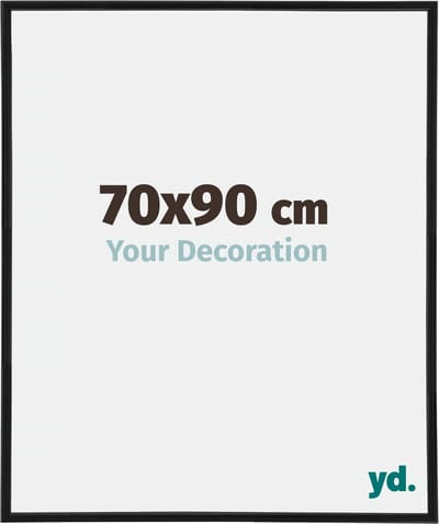 Your Decoration - Fotolijst 70x90 cm - Kunststof - Zwart Mat - Annecy