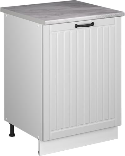 Vicco Wastafelkast Fame-Line, Wit Landhuis/Wit, 60 cm