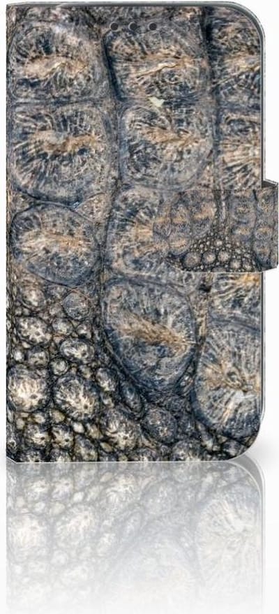Samsung Galaxy Xcover 4 | Xcover 4s Telefoonhoesje met Pasjes Krokodillenprint