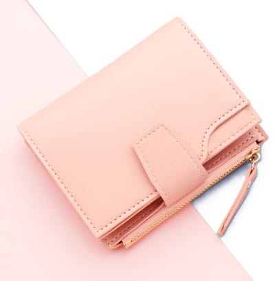 Luxe Portemonnee & Pasjeshouder Voor 10 Pasjes I Creditcardhouder I Met Geldvak I Pasjes Houder I Wallet I PU Leer I Roze