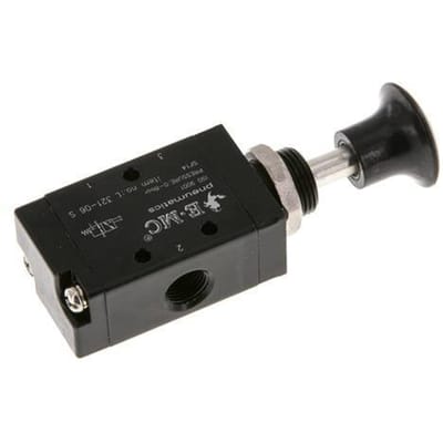 3/2 G1/8'' Axiaal Handbediende Hefboom Ventiel 0-8bar/0-112psi E.MC