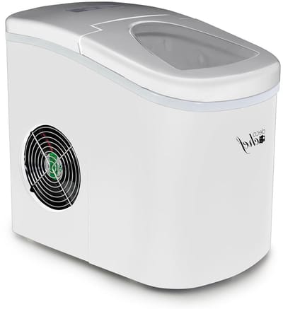Elektrische Ijsmachine - Compact Apparaat - Feesten Organiseren - Zelfreinigend Snel - 11 kg Per Dag - Wit