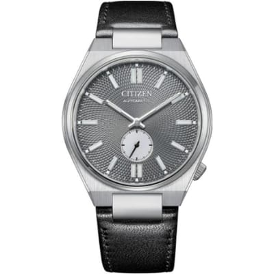 CITIZEN horlogeserie TSUYOSA serie 50 meter waterdicht Automatisch kalfslederen band 40 mm herenhorloge grijs wijzerplaat NK5010-01H blauw