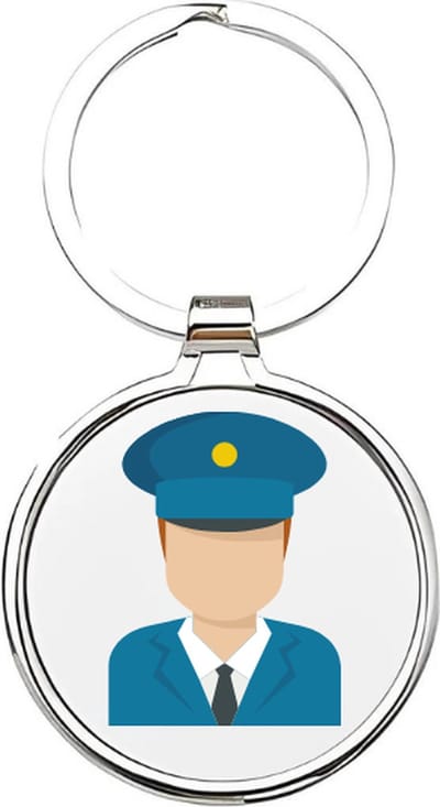 Akyol - Buschauffeur Sleutelhanger - buschauffeur - de beste buschauffeur - Bus - bestuurder - bussen - ov - bestuurder - personenvervoer - busrit - route - cadeau voor een buschauffeur - 4 x 7,5 CM