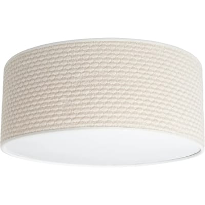BO Baby's Only - Gebreide Plafondlamp babykamer - Plafonnière Sky - Warm Linen - Ø35 cm - Inclusief pendel - E27 fitting - 13 watt