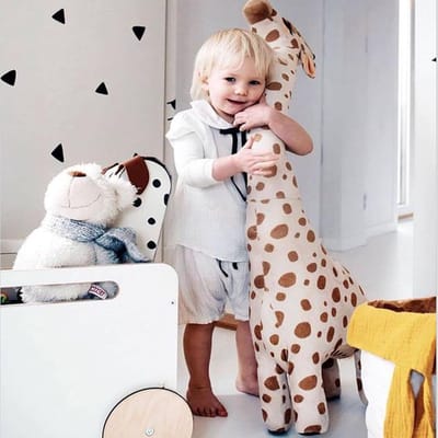 Grote Giraffe Knuffel - Pluche Dier - Decoratie en Cadeau - Zacht PP Katoen - 45cm