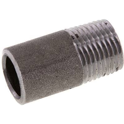 R 1/2'' Buitendraad x 21.3mm Stalen Pijpnippel met Las uiteinde 50 Bar DIN 2982 - 40mm [5 Stuks]