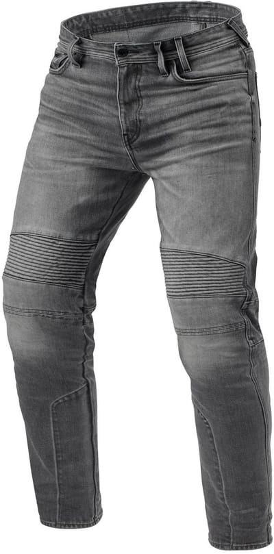 REV'IT! Jeans Moto 2 TF Medium Grey Used L34 Motorcycle Jeans - Maat L34/W28 - Broek