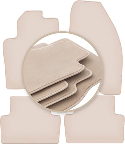 PREMIUM beige matten voor: Volvo V70 II stationwagen 2000-2007
